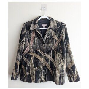 TanJay grass wheat embroidered Jacket